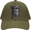 Olive Green SWAT Hat with subdued shield emblem